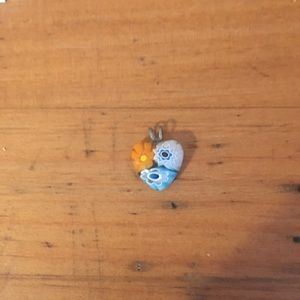 Millefiori Murano Glass Heart Pendant